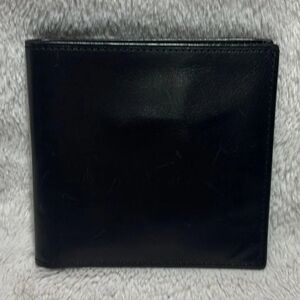 Coach Black Wallet with Matte Finish
